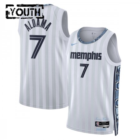 Camiseta Niños NBA Memphis Grizzlies Santi Aldama 2025-26 Nike City Edition Gris Swingman Camiseta Niños NBA Memphis Grizzlies Santi Aldama 2025-26 Nike City Edition Gris Swingman